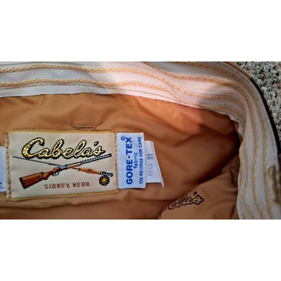 Vintage Cabela’s Frogskin Camo Waterproof Goretex Hunting Pants Men’s 32x29 - Picture 5 of 6